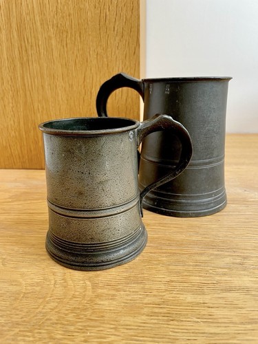 Victorian pewter pint - victorian,