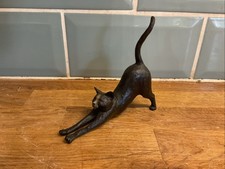 Bronze Cat Stretching Richard