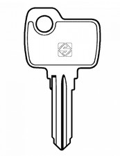 Classic Car key - FERRARI, HONDA (Silca FAR2R) - Uncut Key Blank