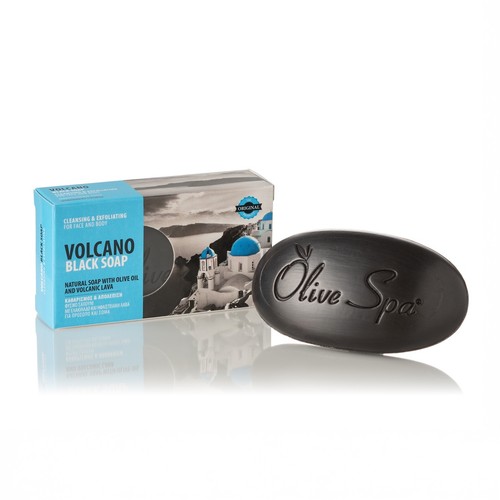 Santo volcano spa black soap - santo,