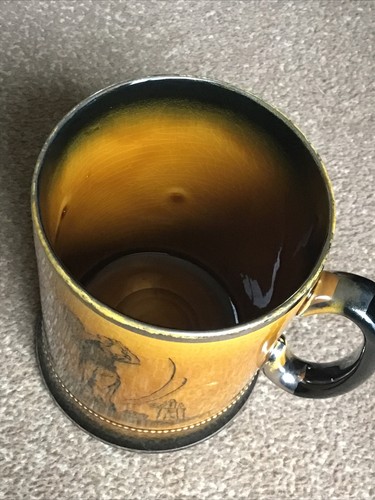 Vintage golfing mug - mug, tankard
