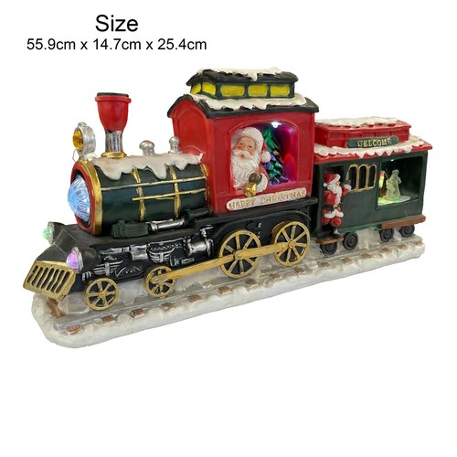 Very large light santa - light,