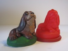 Latex Dog Moulds for Wax or
