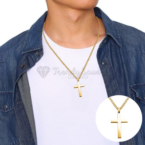 Stainless steel crucifix cross - stainless,