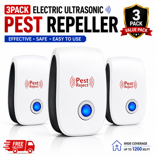 3pack electric ultrasonic pest - electric,