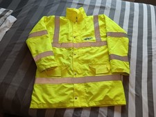 BLACK KNIGHT  Yellow Hi-Vis Foul Weather Jacket CLASS 3  Size L