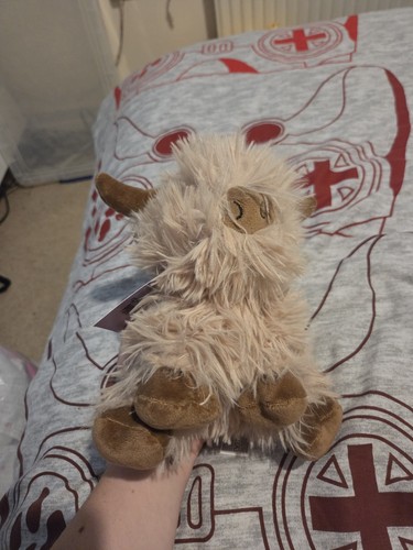 Morrisons beige highland cow - beige,