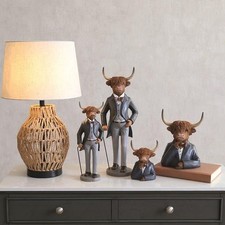 Highland Cow Suit Ornament