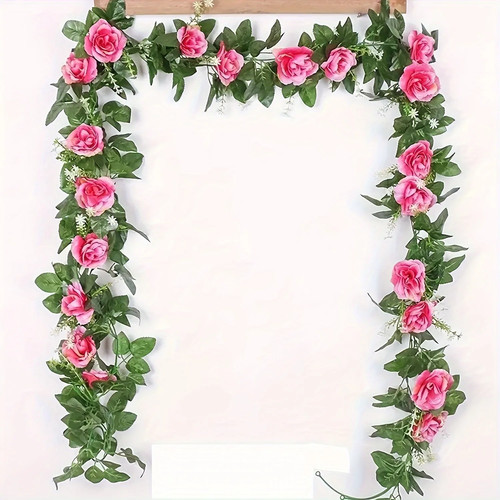 Artificial white flower - white,