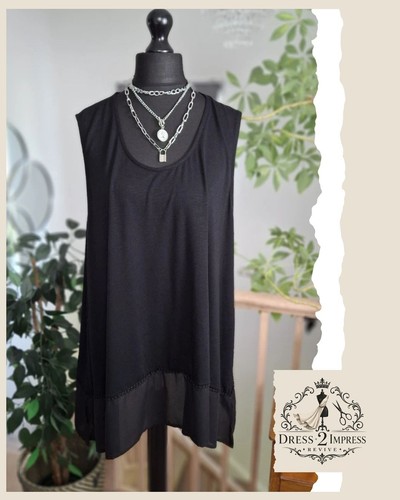 Black tunic size 22 24 - xl,