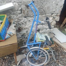 "Afterburner" Tagalong Trailer Bike  Tow Bar Alloy 20" Wheel Blue..