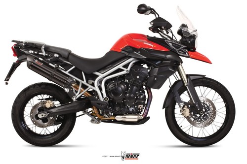 Mivv black exhaust - black,