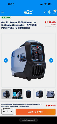 Gorilla power gp3500i - power, 3.5kw