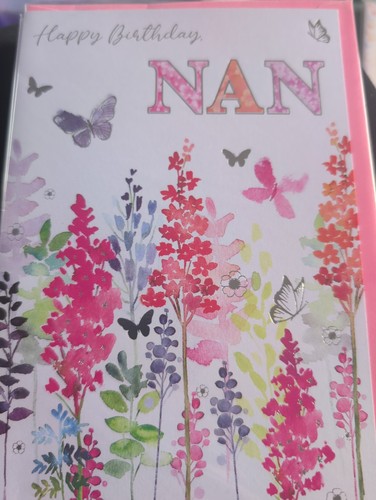 Happy birthday nana card - happy,