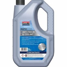 Blue Car AntiFreeze & Coolant 5 Litre Rapid Cool Anti Freeze Summer/Winter