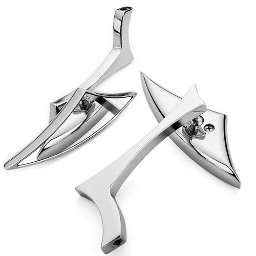 Pair universal chrome 10mm - chrome, 8/10mm