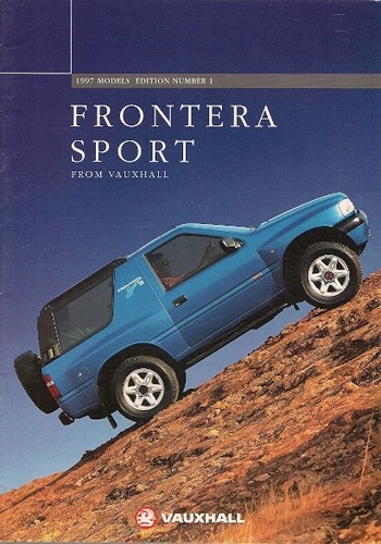 Vauxhall frontera sport - vauxhall,