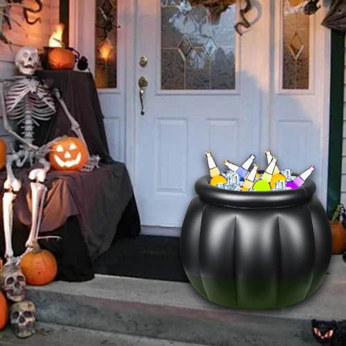 Inflatable halloween cauldron - halloween,