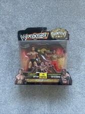 WWE WORLD HEAVYWEIGHT CHAMPIONSHIP ORTON vs MYSTERIO WRESTLING FIGURES