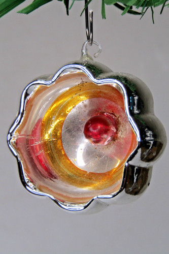 Antique vtg glass - glass, diorama