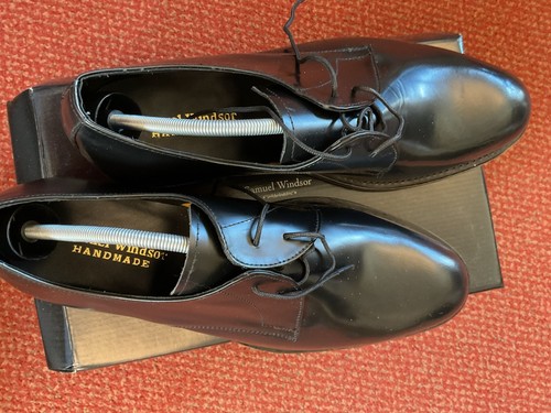 Men black leather - black, handmade