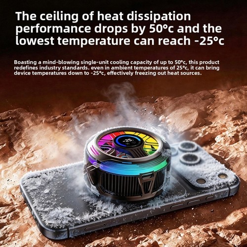 Mobile device cooler - mobile, ai