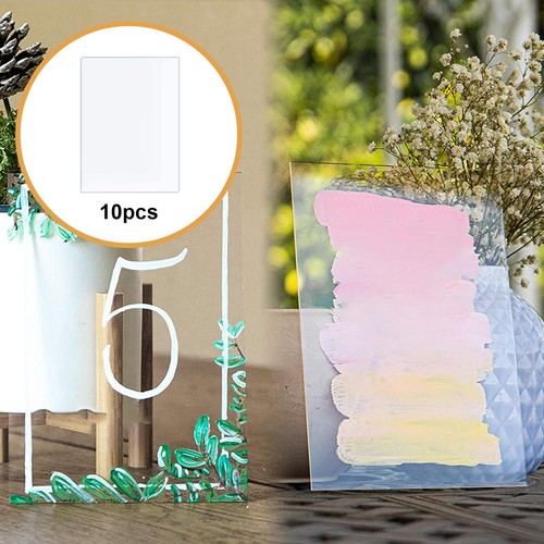 Pieces clear acrylic sheets - pieces,