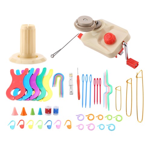 Knitting wool winder kit with - knitting,