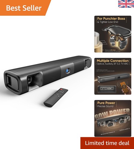 Compact 60w bluetooth soundbar - compact,