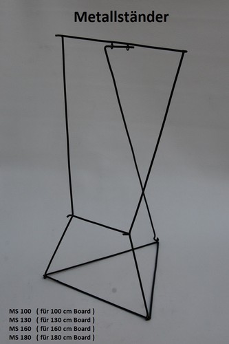 Black metal stand - black,