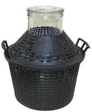 34 litre - Glass Demijohn Carboy WIDE NECK to make Wine or Cider  
