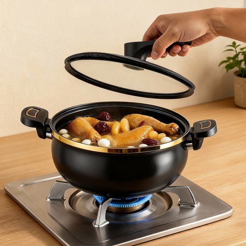 Large capacity stew pot - 8l,