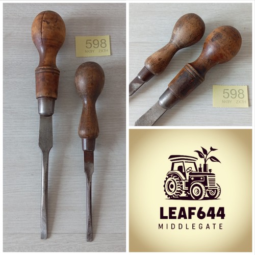 Screwdrivers wooden handle - screwdrivers,