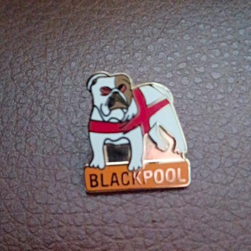 Blackpool football club enamel - blackpool,