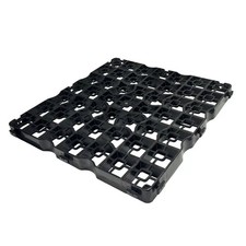 30 X BLK HEAVY DUTY GRASS GRID Paver Base Greenhouse Deck Turf Lawn Gravel Shed