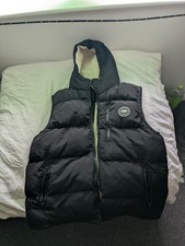 Gilet Vest With Hood Black 4xl