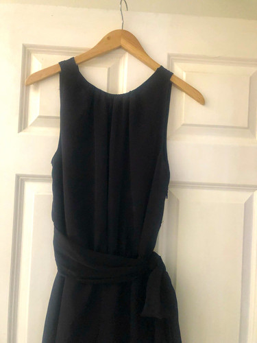 Zara black chiffon - black,