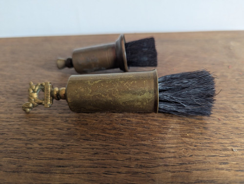 Vintage solid brass spaniel - solid,