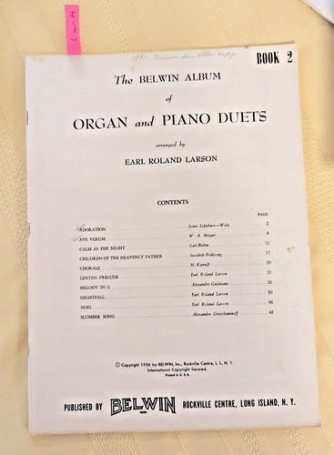 The belwin album - organ, and