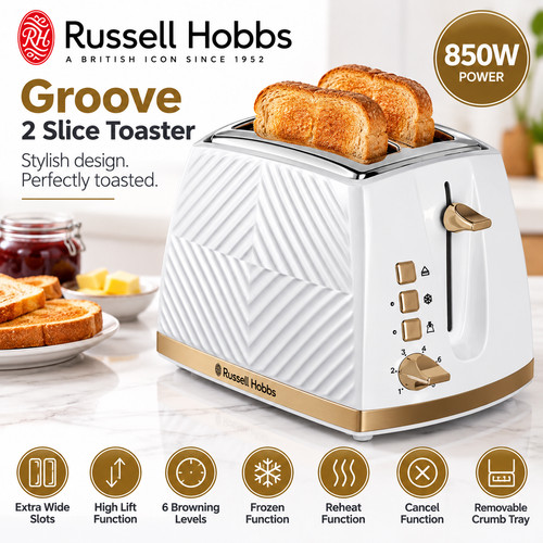 Russell hobbs groove slice - hobbs, 2