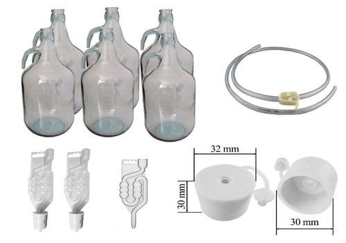 Glass demijohns carboys for - 5l,