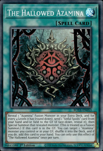 The hallowed azamina - hallowed, super