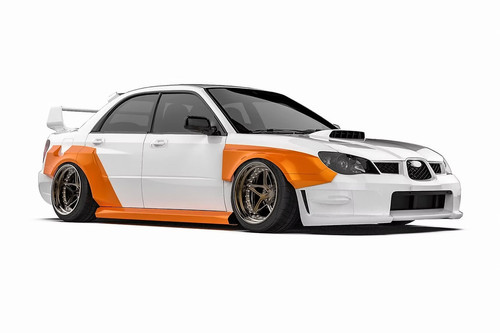 Wide wild subaru impreza - wild,