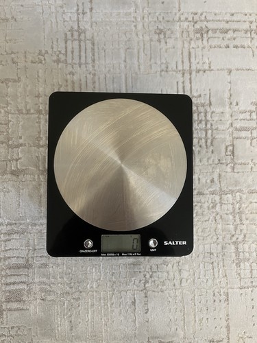 Salter black electric scale - electric,