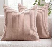 Sungeek Set of 2 Soft Corduroy
