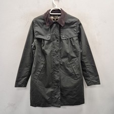 Barbour Audrey Smocked Green