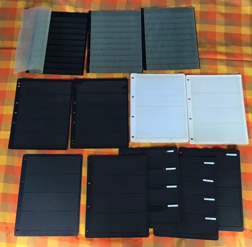 Assorted stock pages sheets - 12,