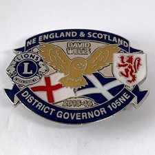 Lions Club International NE England Scotland Pin Badge District Governor 105NE