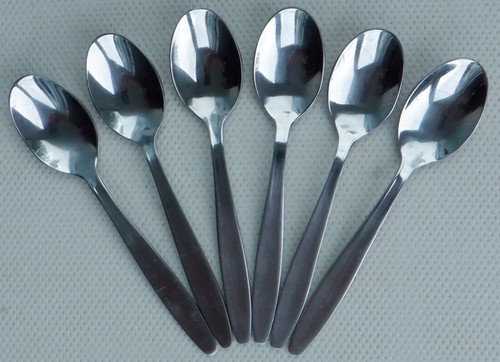 Vintage steel coffee spoons - steel, x