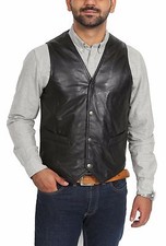 Mens Real Leather Black